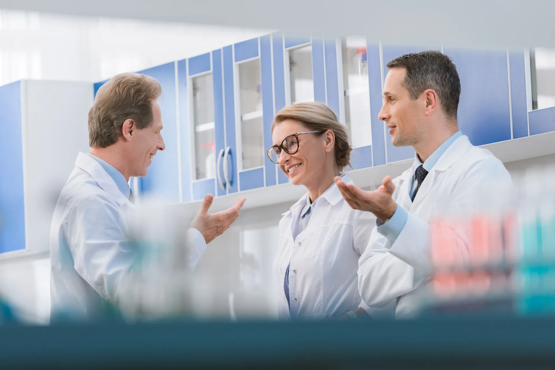 Professional team of scientists in white coats smi 2024 11 09 22 36 51 utc